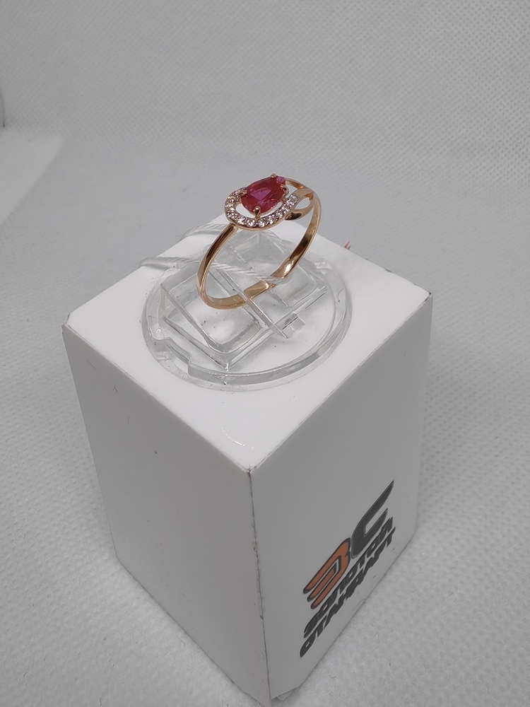 КОЛКМИ585 КОЛЬЦО С КАМНЯМИ (Au 585)