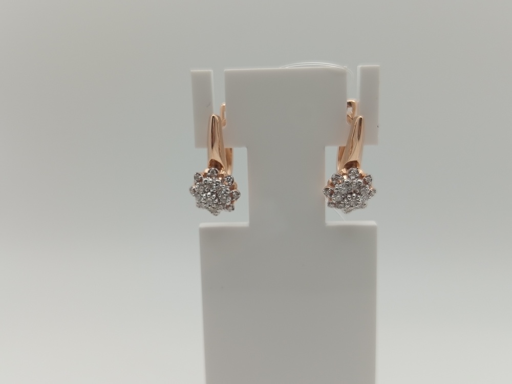 СЕРЬГИ БРИЛЛИАНТ (Au 585)