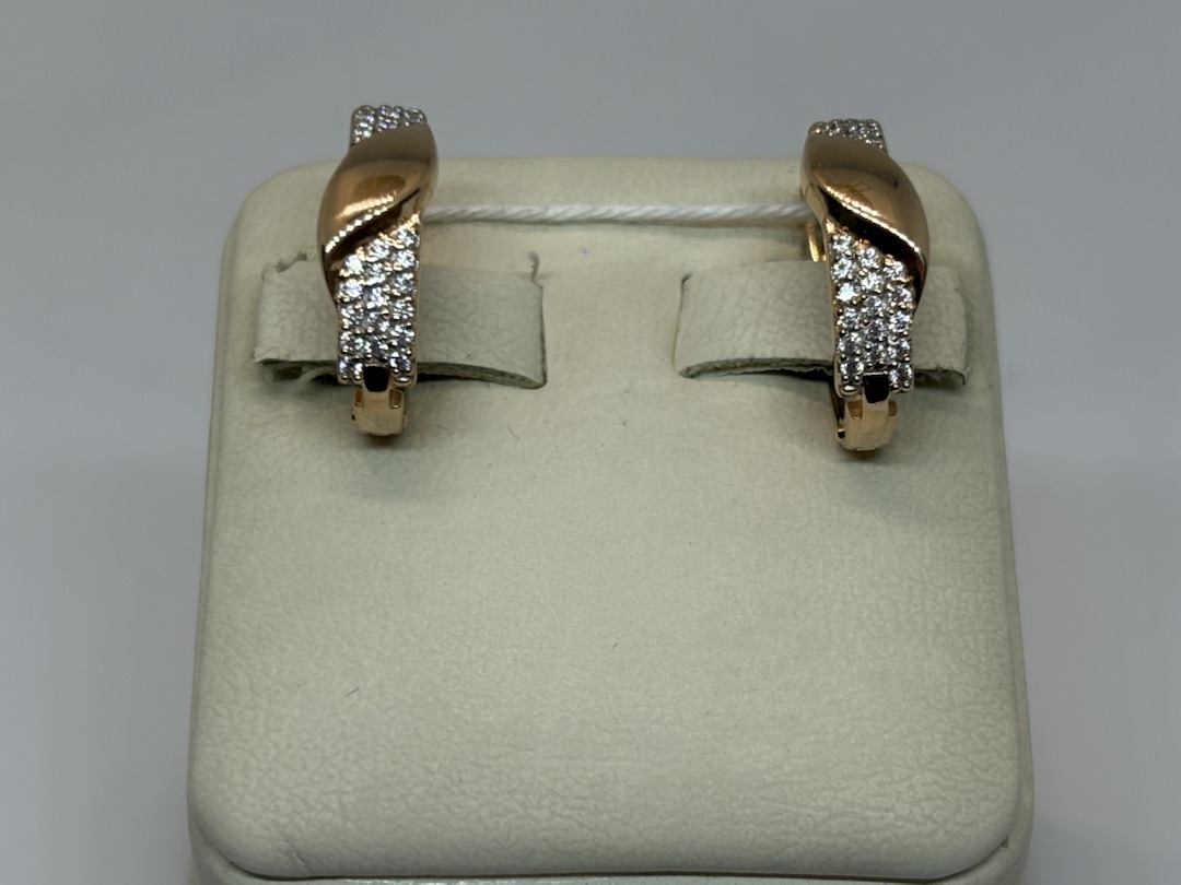 СЕРЬГИ С КАМНЯМИ (Au 585)