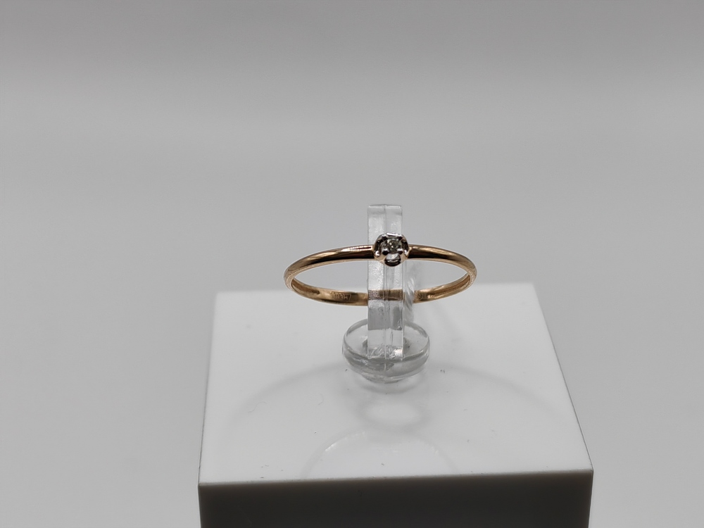 КОЛЬЦО БРИЛЛИАНТ Au 585