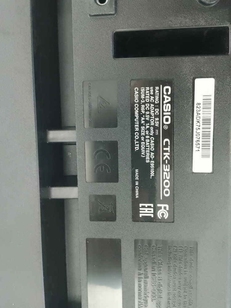 Синтезатор Casio CTK 3200 