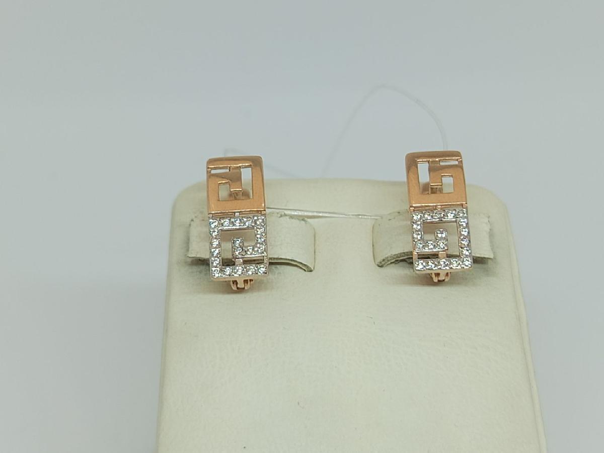 СЕРЬГИ С КАМНЯМИ (Au 585)