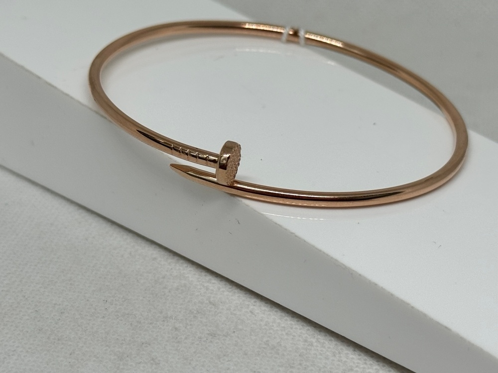 БЖГ585 БРАСЛЕТ ЖЕСТКИЙ ГЛАДКИЙ (Au 585)