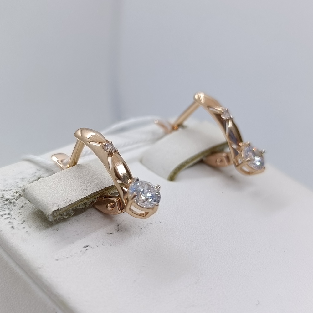 СЕРЬГИ С КАМНЯМИ (Au 585)