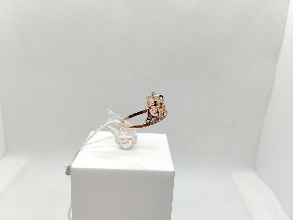 КОЛКМИ585 КОЛЬЦО С КАМНЯМИ (Au 585)