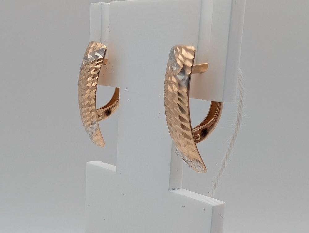 СЕРЬГИ БЕЗ КАМНЯ (Au 585)