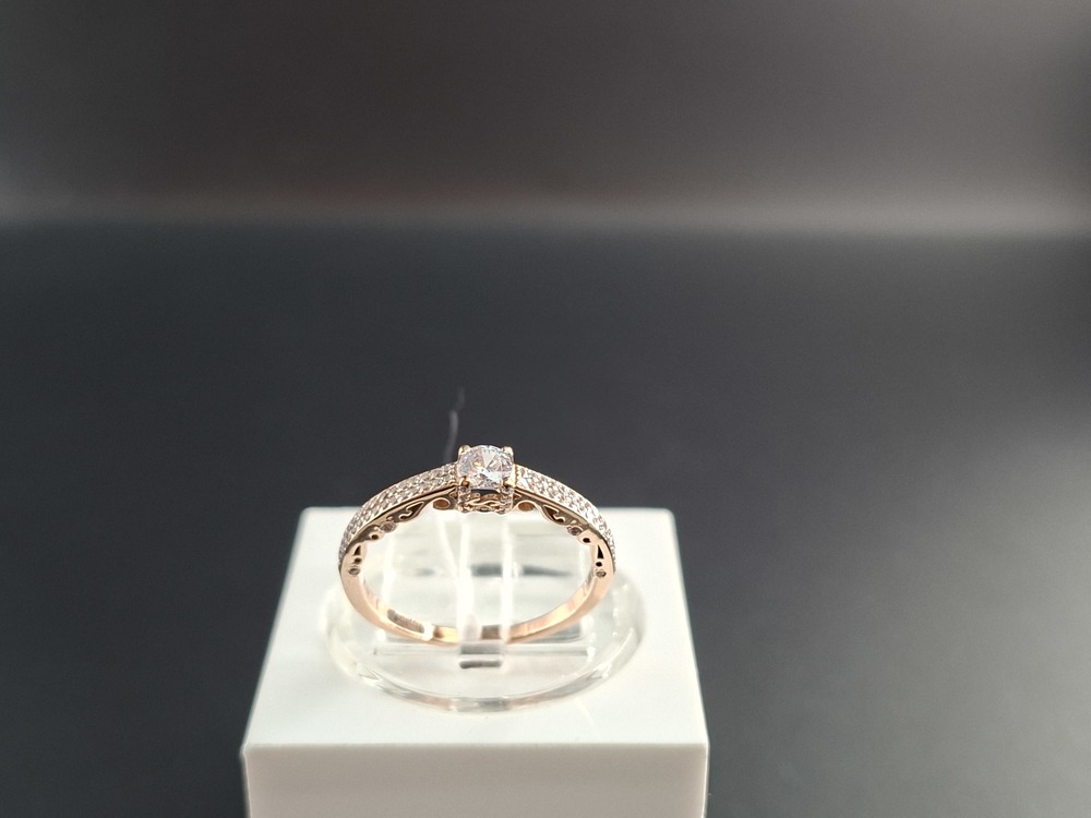 КОЛКМИ585 КОЛЬЦО С КАМНЯМИ (Au 585)
