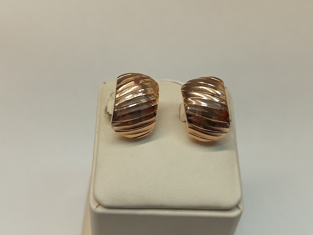 СБКМ585 СЕРЬГИ БЕЗ КАМНЯ (Au 585) СБКМ585 СЕРЬГИ БЕЗ КАМНЯ (Au 585)