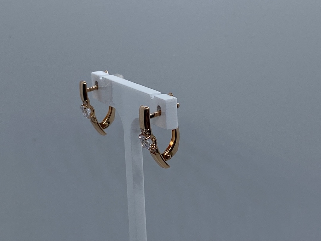 СЕРЬГИ С КАМНЯМИ (Au 585)