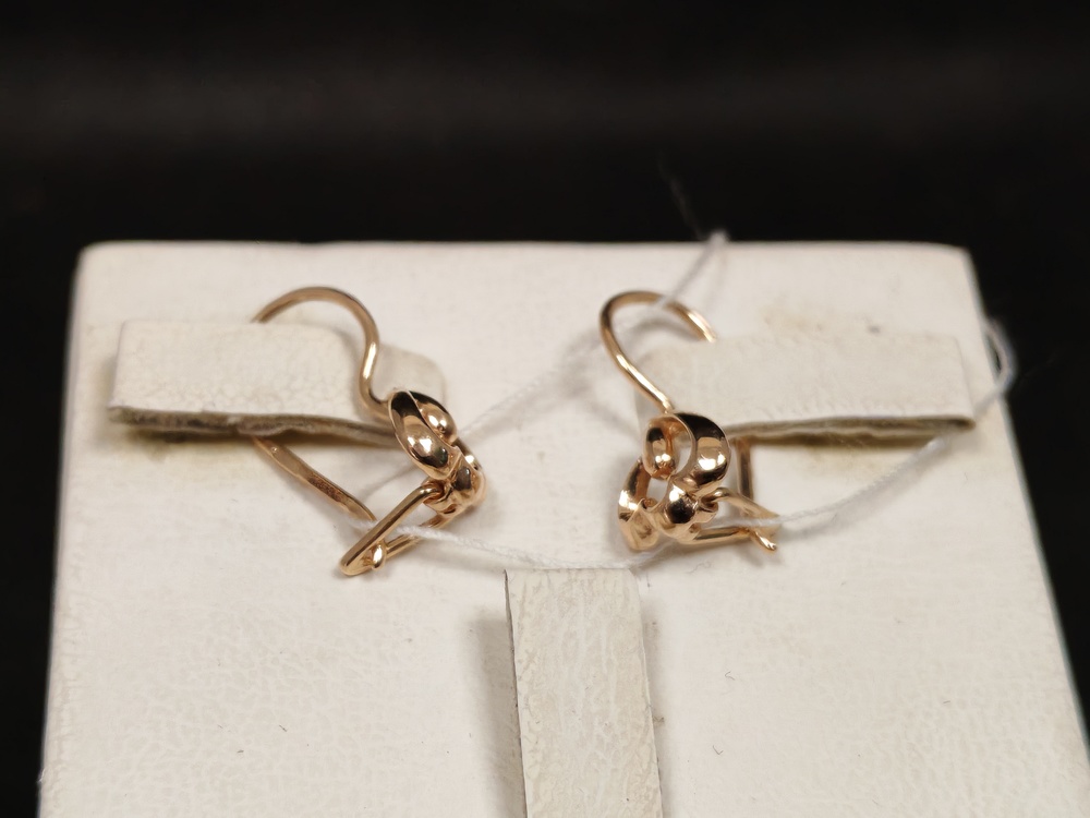 СБКМ585 СЕРЬГИ БЕЗ КАМНЯ (Au 585)