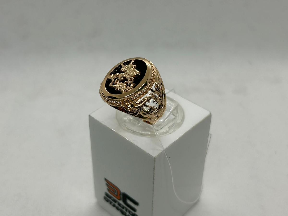 1020028 КОЛЬЦО ПЕЧАТКА с камнем (Au 585)