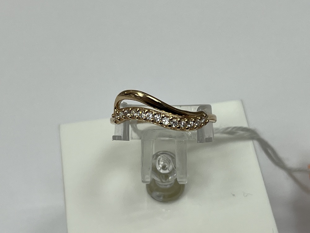 КОЛЬЦО С КАМНЯМИ (Au 585)