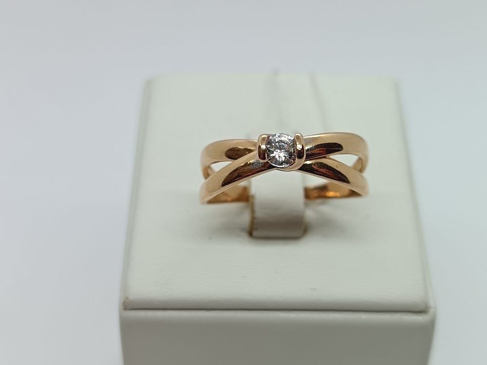 КОЛЬЦО С КАМНЕМ (Au 585)