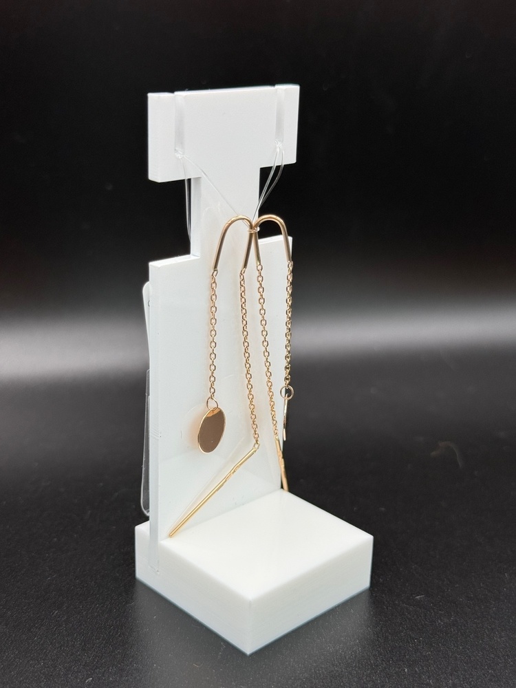 СЕРЬГИ ПРОДЕВКИ без камня (Au 585)