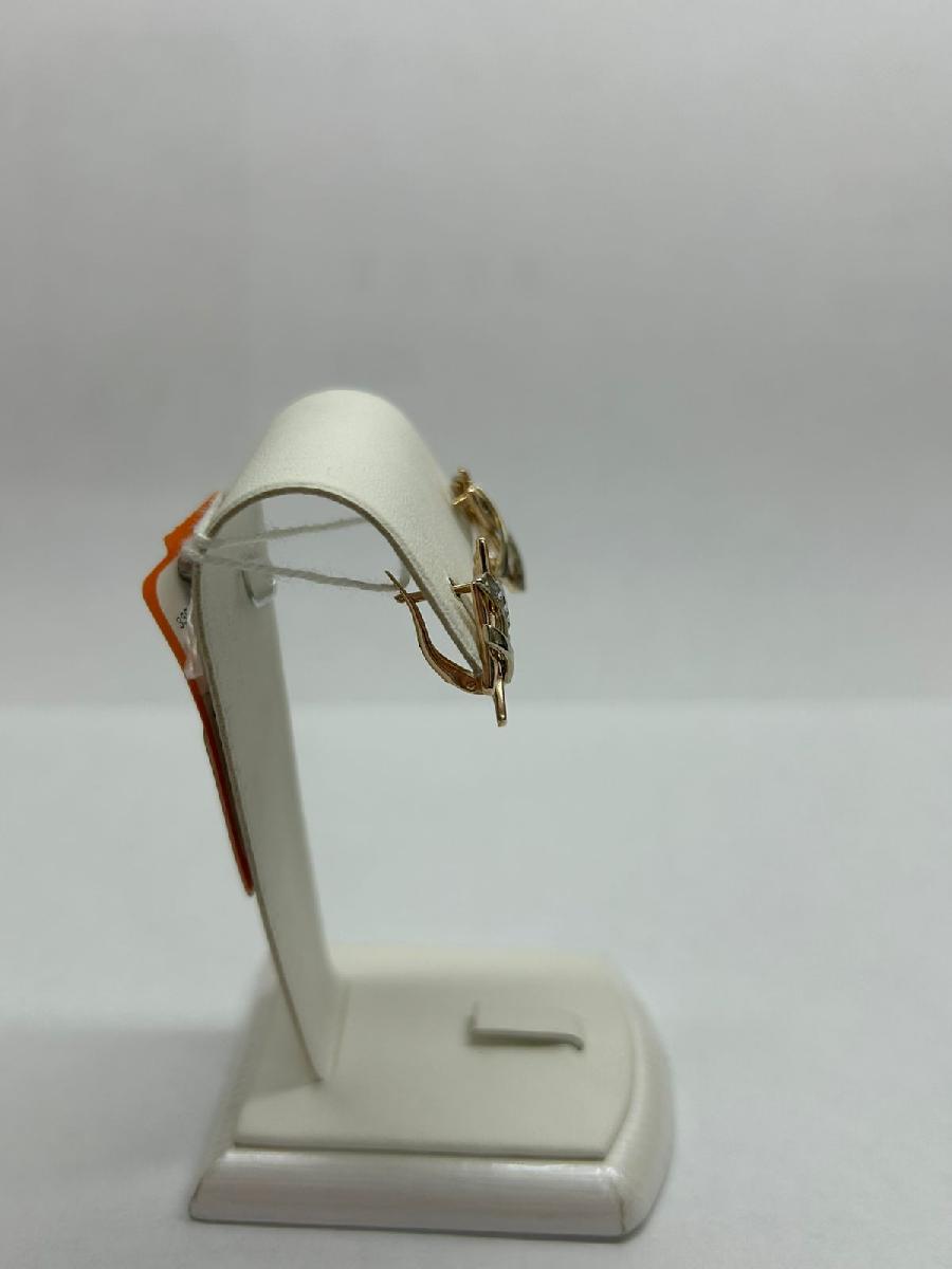 СБКМ585 СЕРЬГИ БЕЗ КАМНЯ (Au 585)