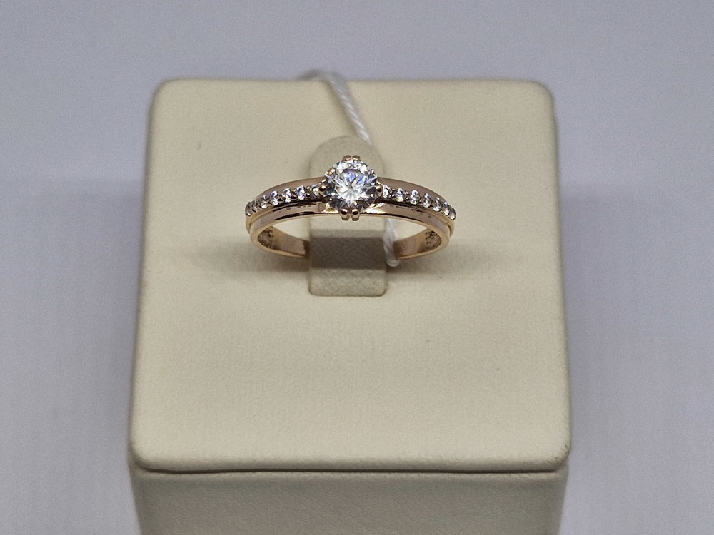 КОЛКМИ585 КОЛЬЦО С КАМНЯМИ (Au 585)