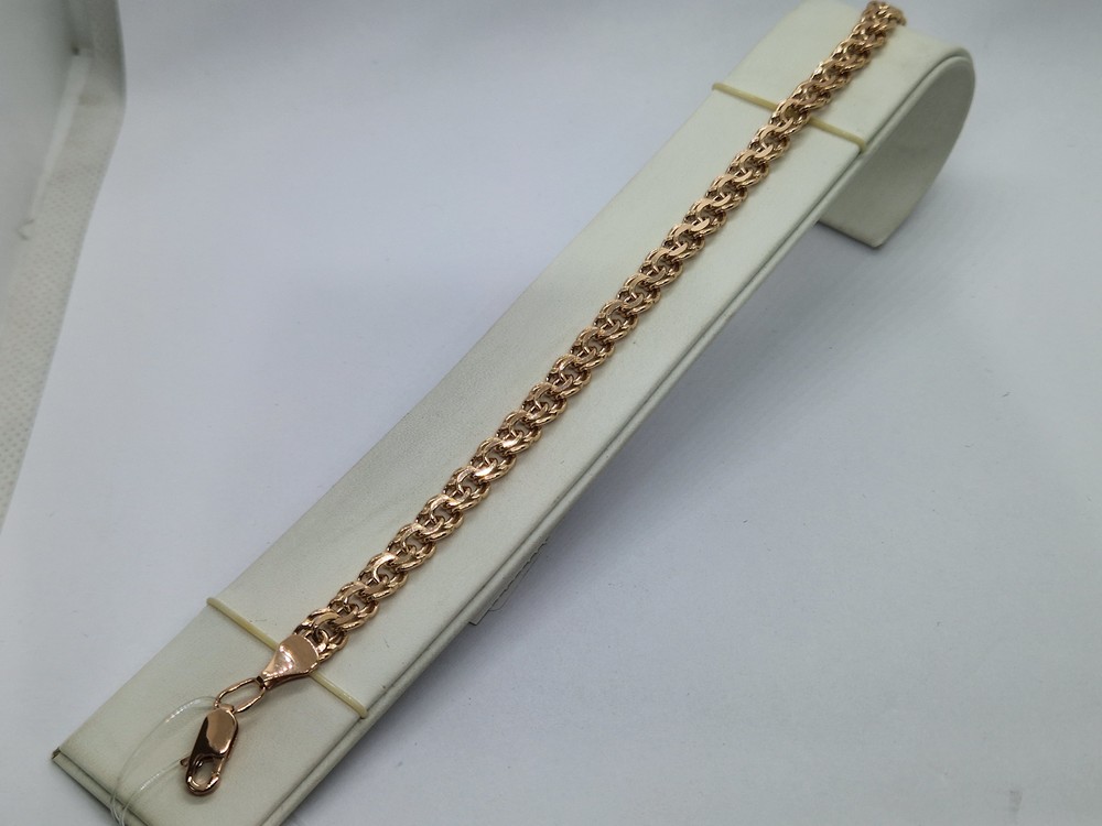 670009025 БРАСЛЕТ ПУСТОТЕЛЫЙ Бисмарк (Au 585)