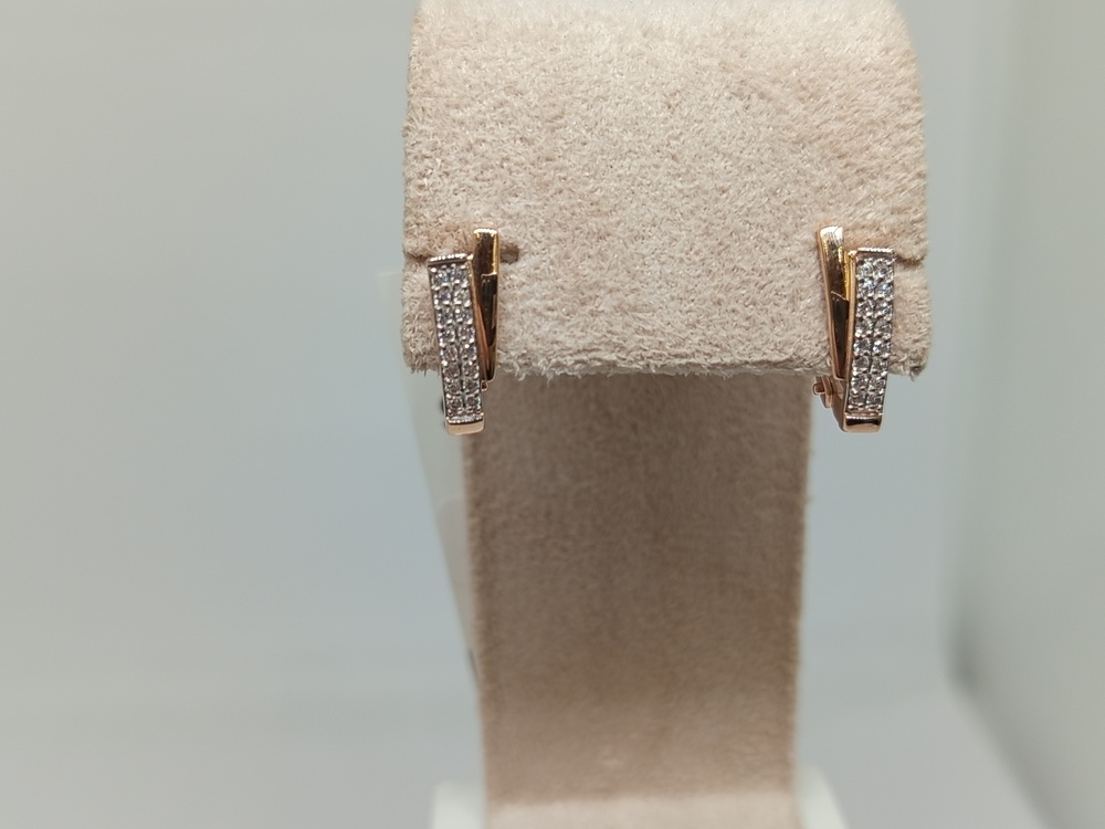 СЕРЬГИ С КАМНЯМИ (Au 585)