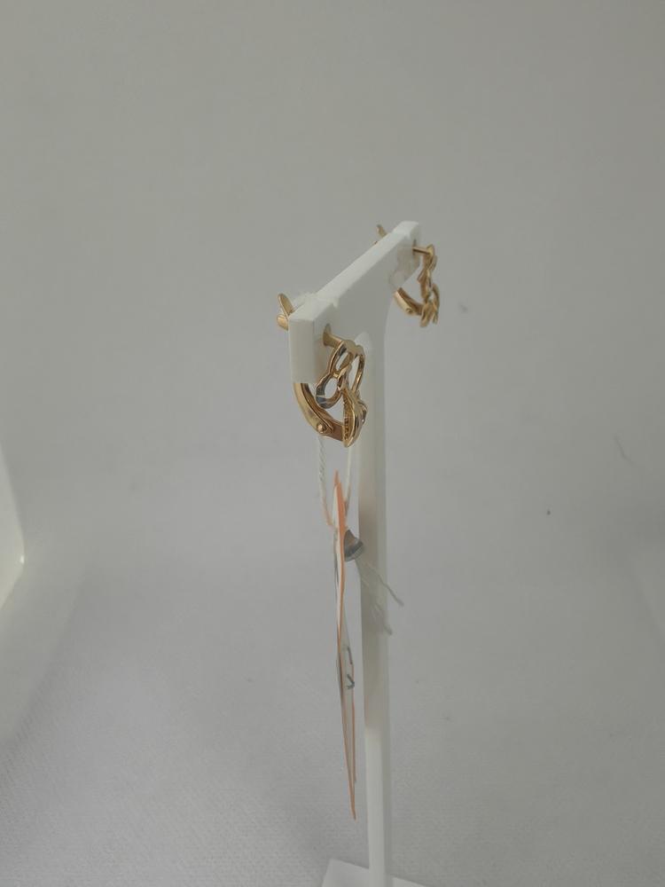 СЕРЬГИ БЕЗ КАМНЯ (Au 585)