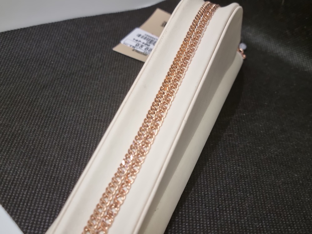 ЦЕПЬ ПУСТОТЕЛАЯ Ромб двойной (Au 585)