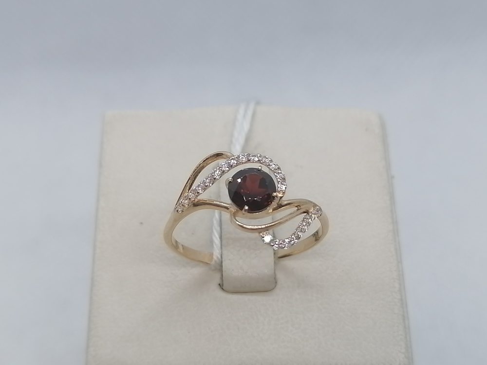 КОЛКМИ585 КОЛЬЦО С КАМНЯМИ (Au 585)