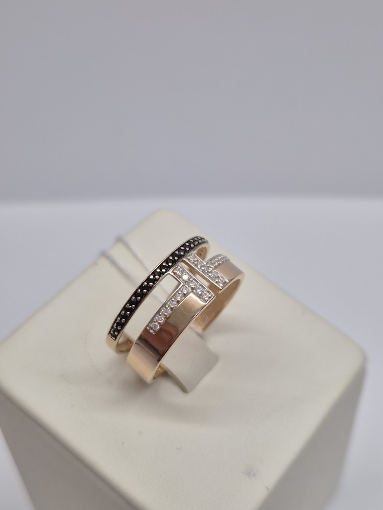 КОЛКМИ585 КОЛЬЦО С КАМНЯМИ (Au 585)