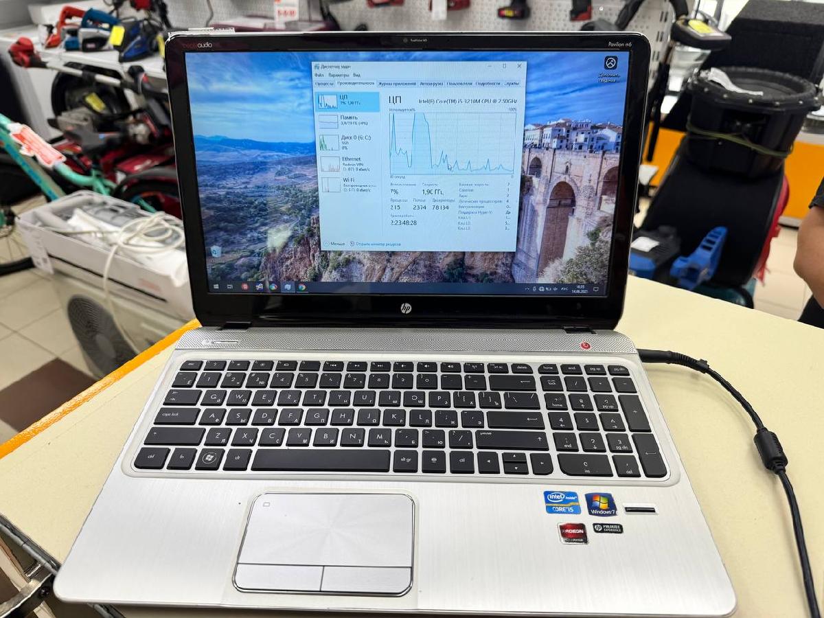 Ноутбук HP; Core i5-3210M, HD Graphics, 8 Гб, 240 Гб, Нет