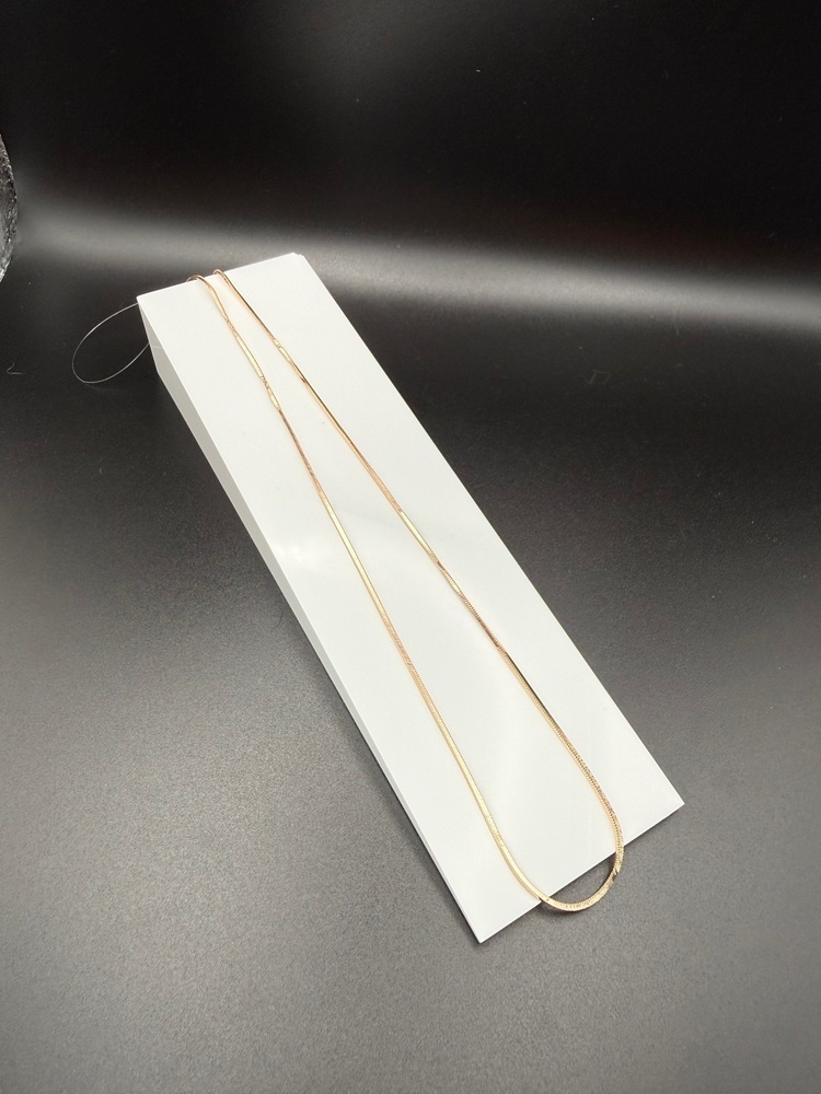 ЦЕПЬ ПОЛНОВЕСНАЯ Снейк квадратный (Au 585)