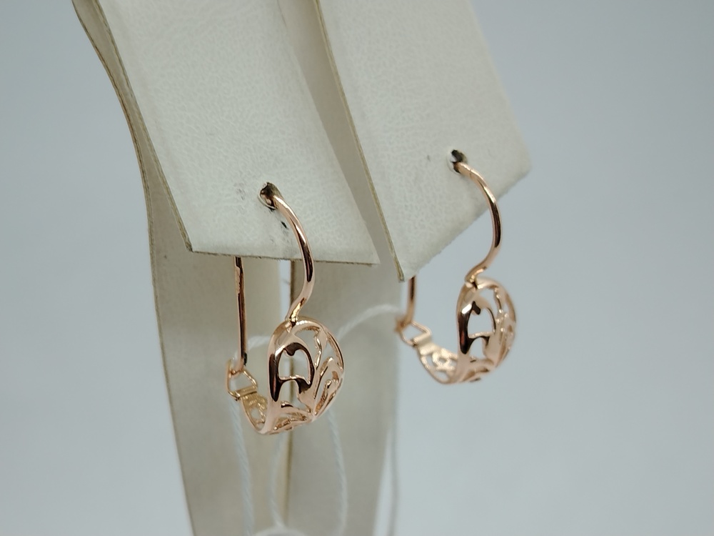 СЕРЬГИ БЕЗ КАМНЯ (Au 583)