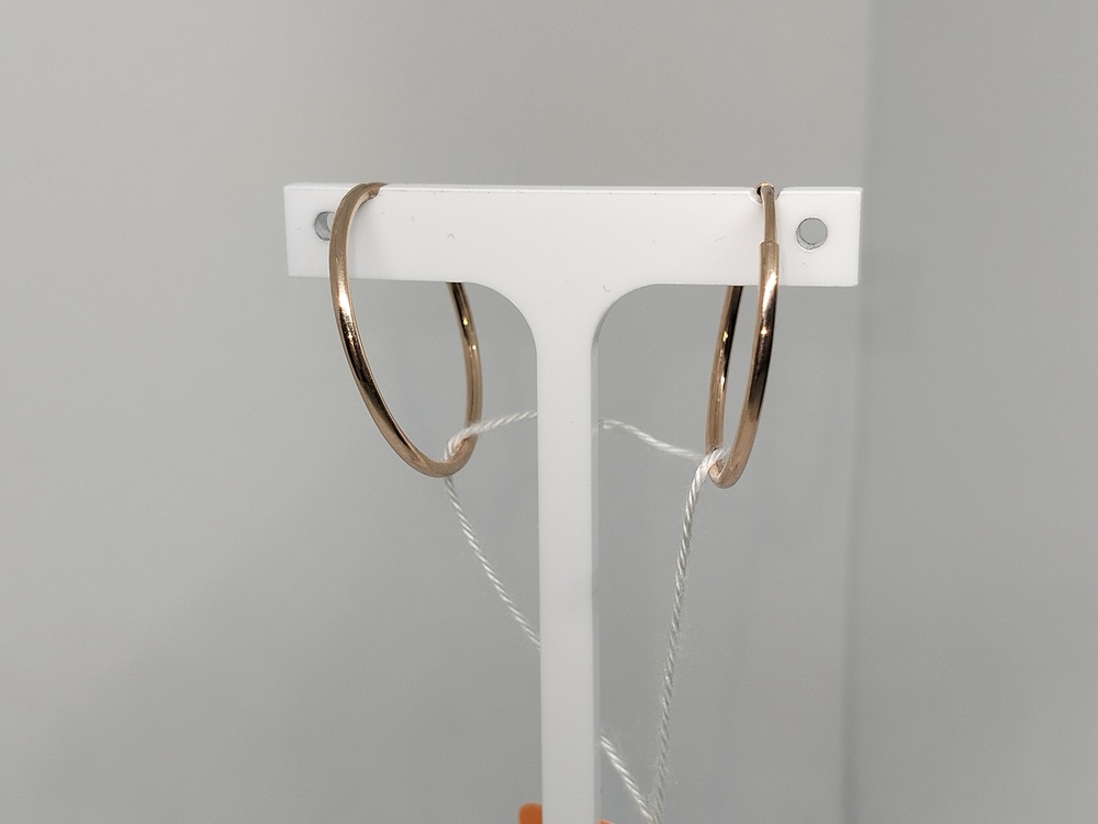 СКОН585 СЕРЬГИ КОНГО (Au 585)