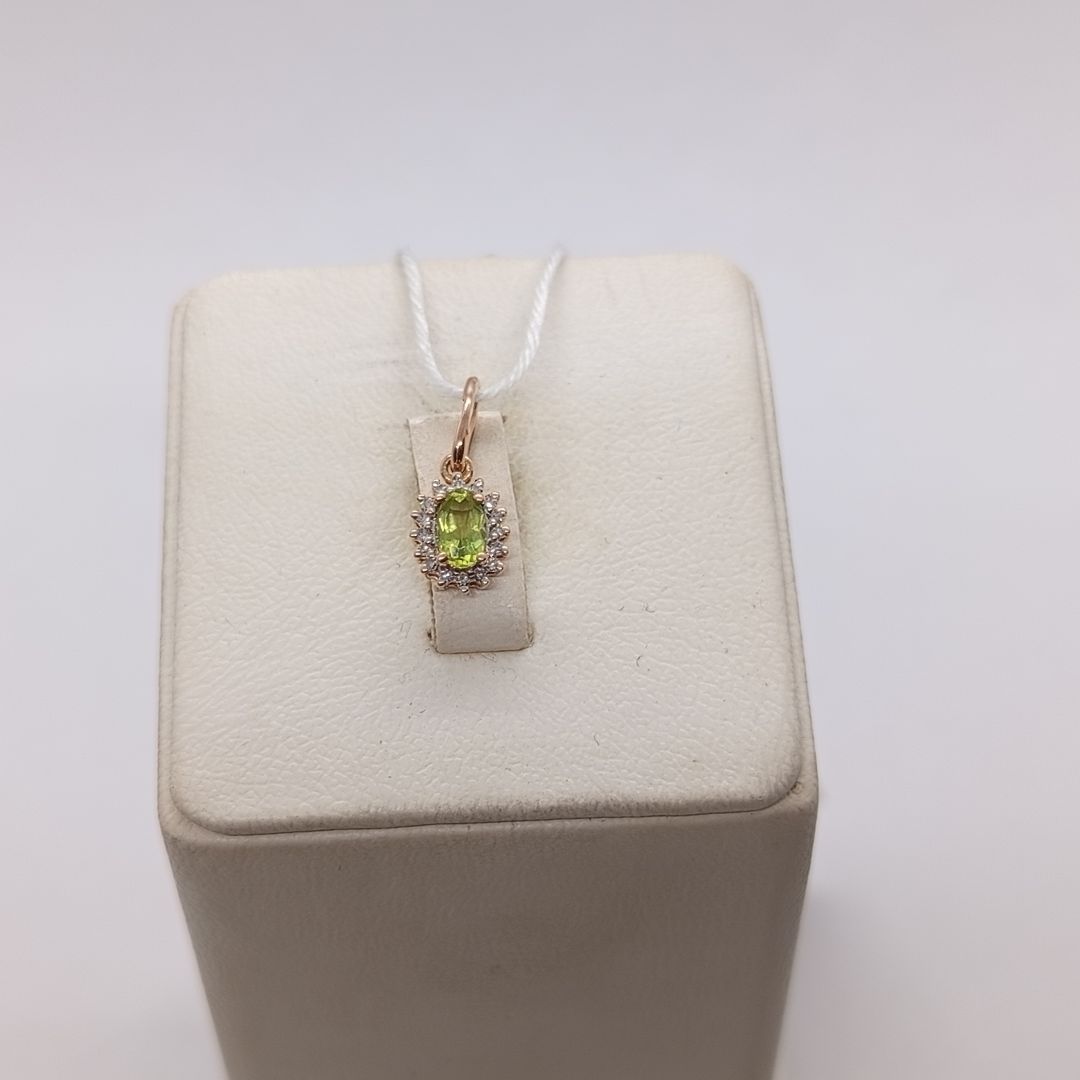 ПОДКМИ585 ПОДВЕСКА С КАМНЯМИ (Au 585)