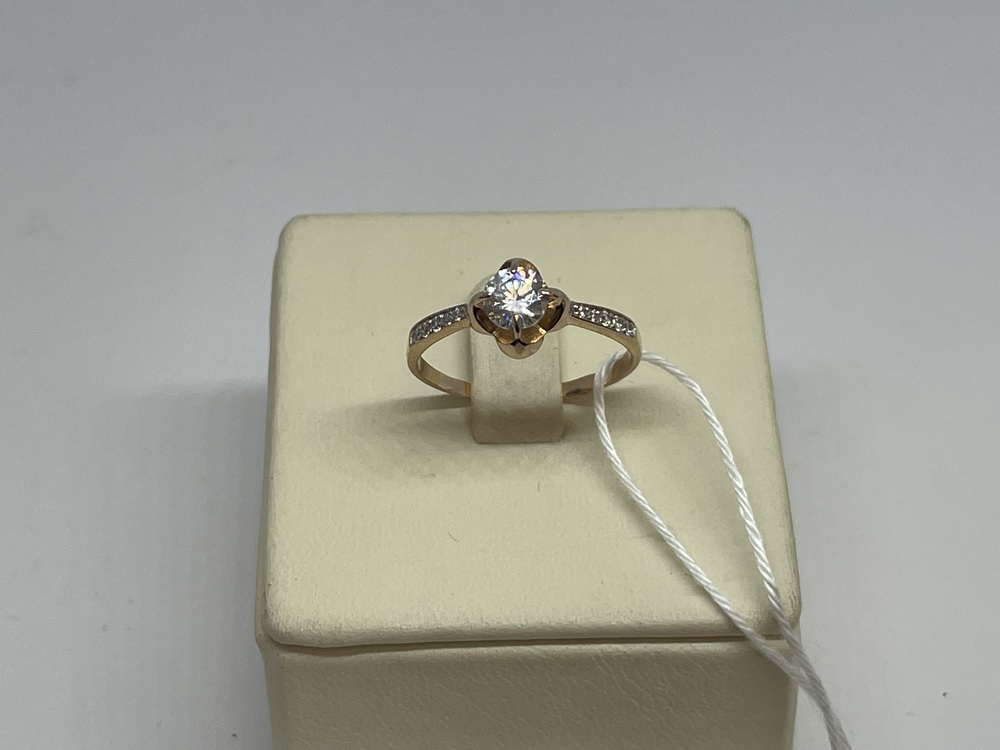 КОЛКМИ585 КОЛЬЦО С КАМНЯМИ (Au 585)