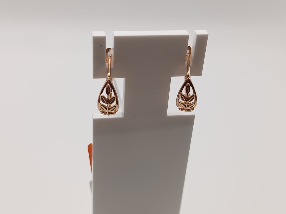 СЕРЬГИ БЕЗ КАМНЯ (Au 585)