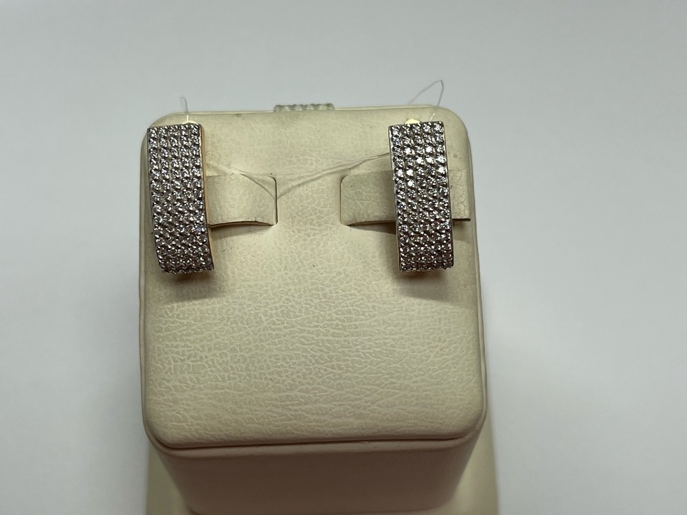 СЕРЬГИ С КАМНЯМИ (Au 585)