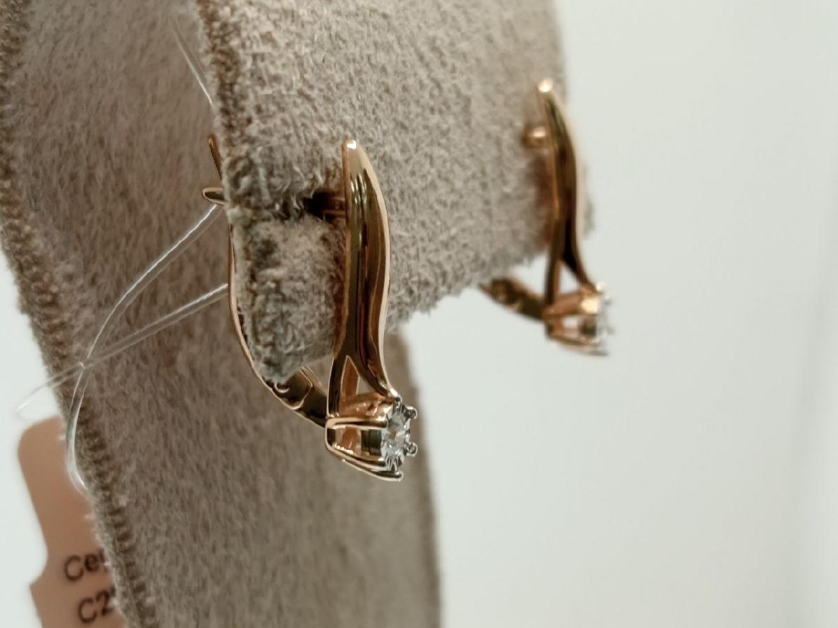 СЕРЬГИ БРИЛЛИАНТ (Au 585)