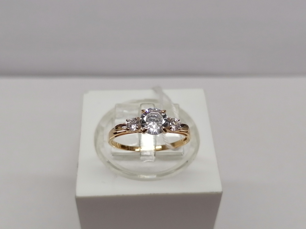 КОЛКМИ585 КОЛЬЦО С КАМНЯМИ (Au 585)