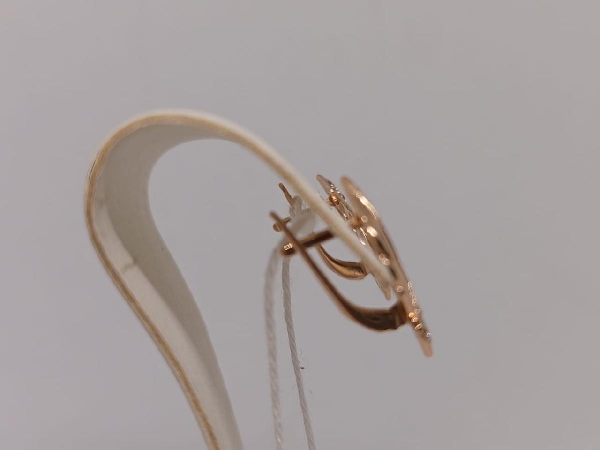 СКМИ585 СЕРЬГИ С КАМНЯМИ (Au 585)