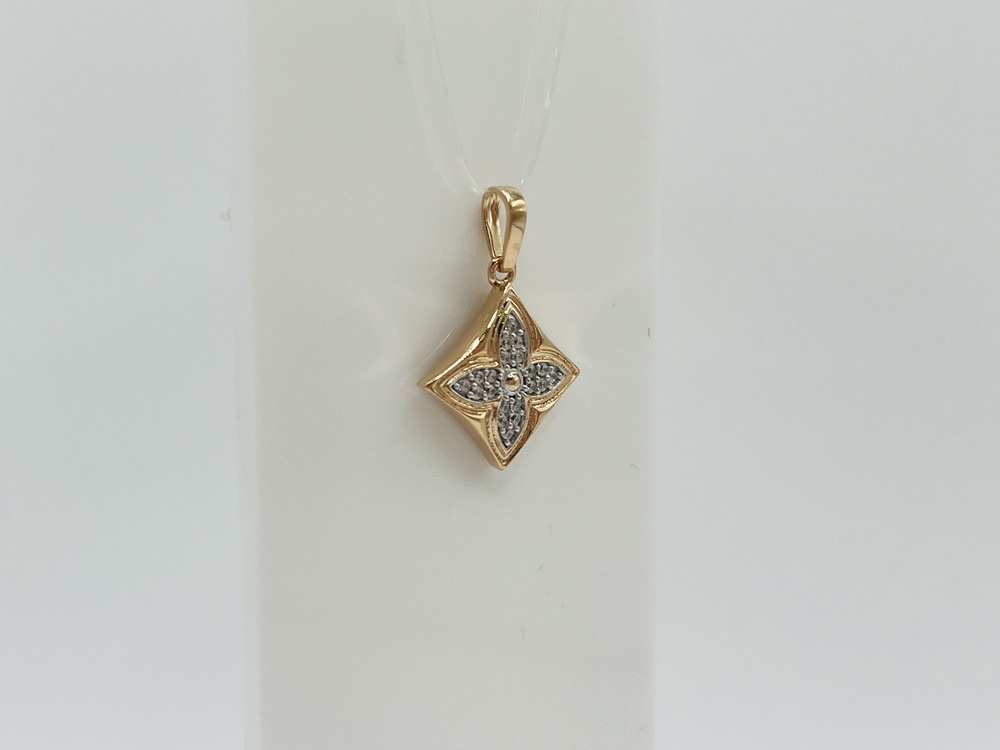 ПОДВЕСКА С КАМНЯМИ (Au 585)