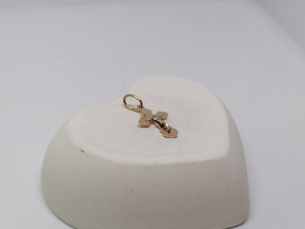 810-00330-10-00-00-00 ПОДВЕСКА КРЕСТ без камня (Au 585)