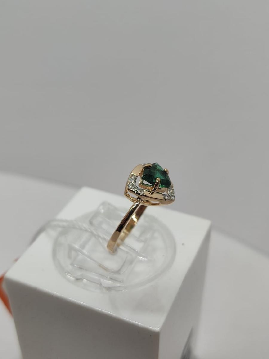 КОЛКМИ585 КОЛЬЦО С КАМНЯМИ (Au 585)