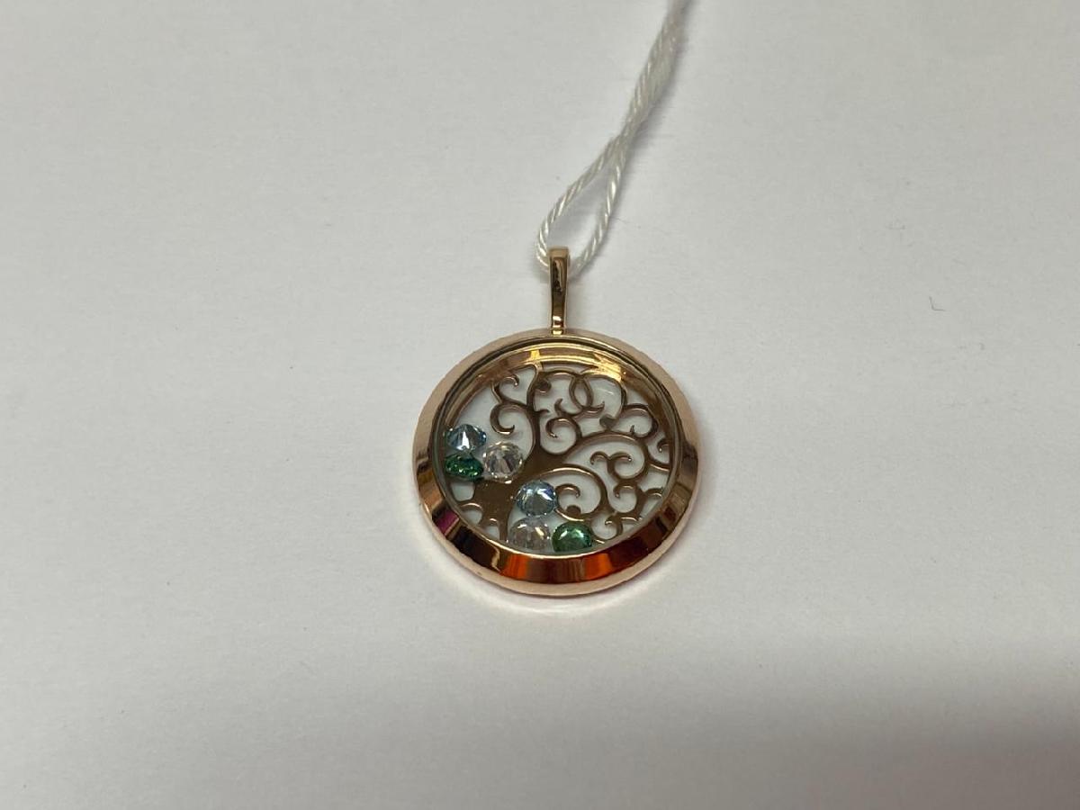 ПОДКМИ585 ПОДВЕСКА С КАМНЯМИ (Au 585)