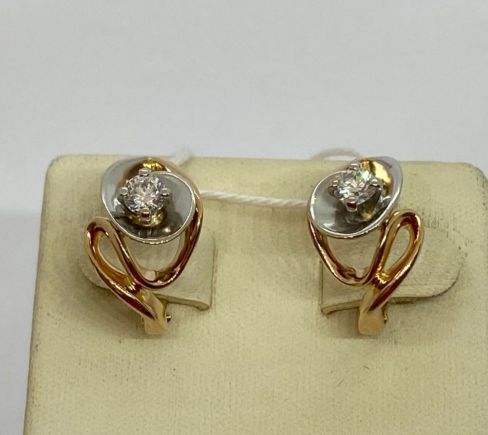 СЕРЬГИ БРИЛЛИАНТ (Au 585)