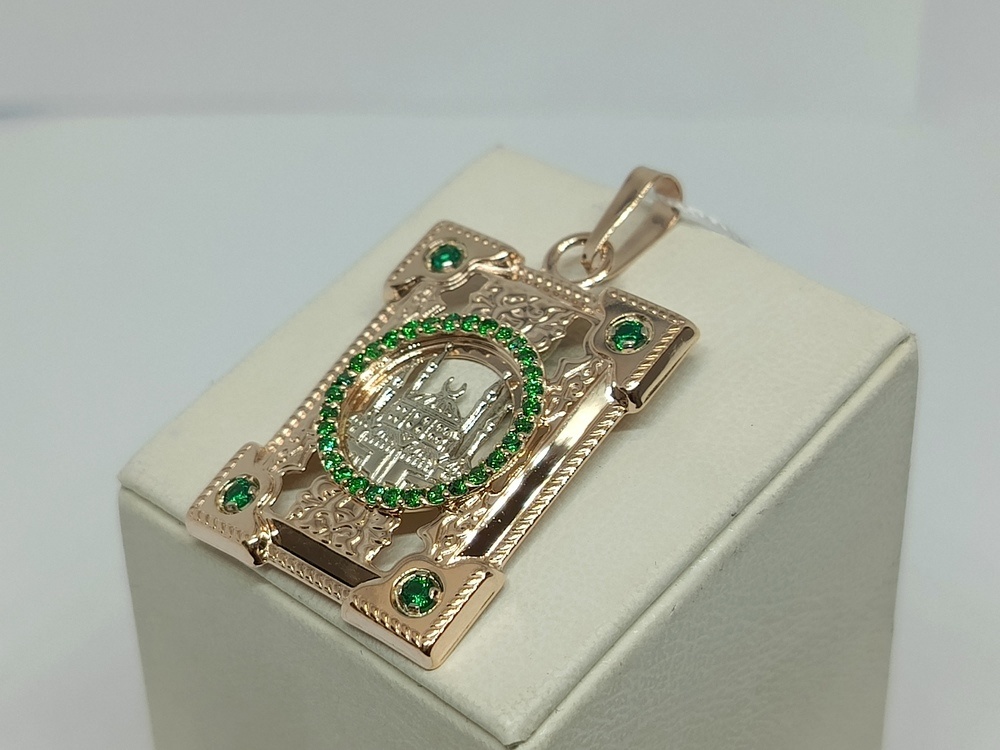 ПОДВЕСКА МЕЧЕТЬ с камнями (Au 585)