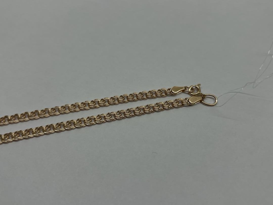 ЦЕПЬ ПУСТОТЕЛАЯ Бисмарк (Au 585)