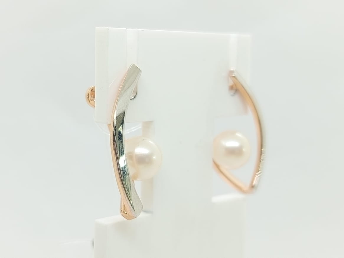 СЕРЬГИ ЖЕМЧУГ (Au 585)