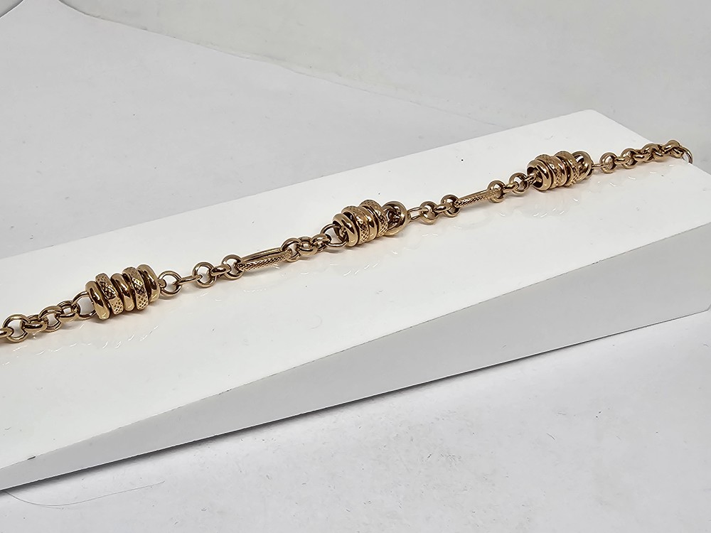 Т-16115 БРАСЛЕТ ФАНТАЗИЯ без камня (Au 585)