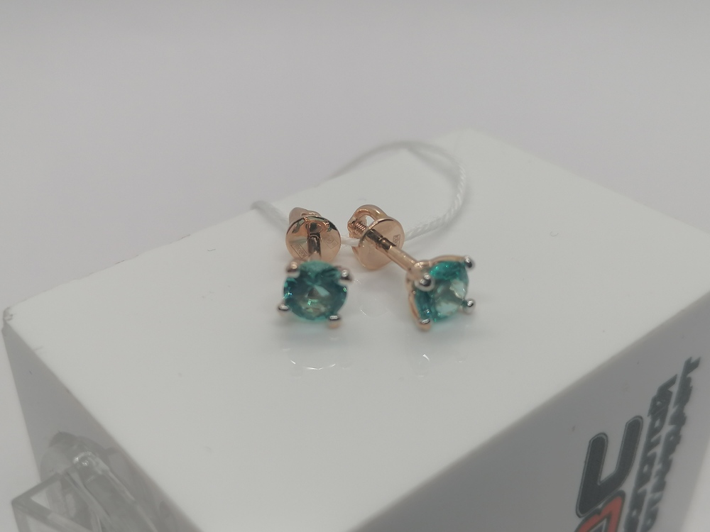 СПУС585 СЕРЬГИ ПУСЕТЫ (Au 585)