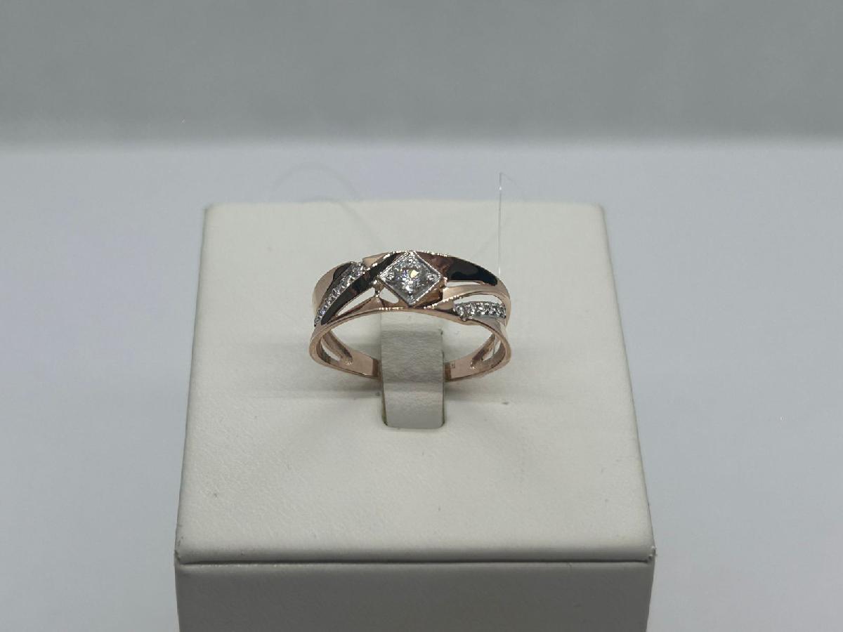 КОЛЬЦО С КАММНЯМИ (Au 585)