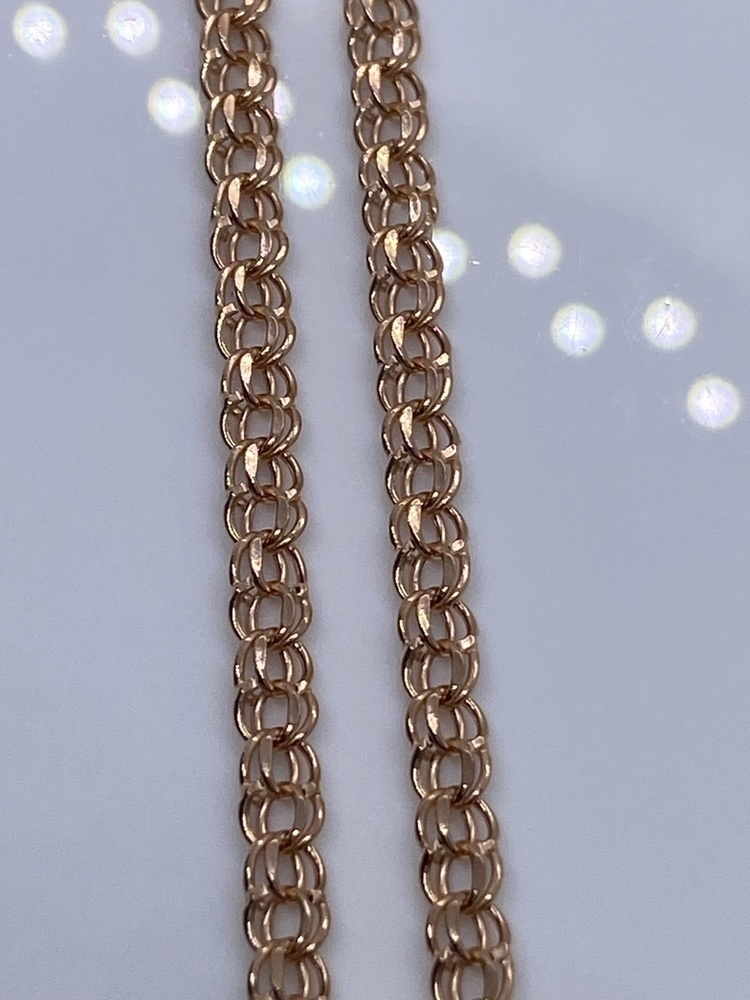 ЦПБС585 ЦЕПЬ ПУСТОТЕЛАЯ Бисмарк (Au 585)