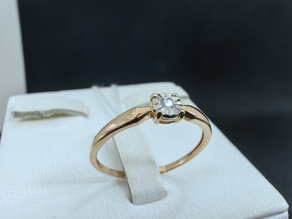 КОЛЬЦО БРИЛЛИАНТ Au 585